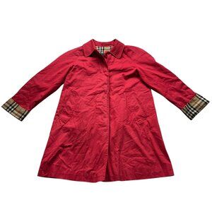 Burberry Red Trench Coat